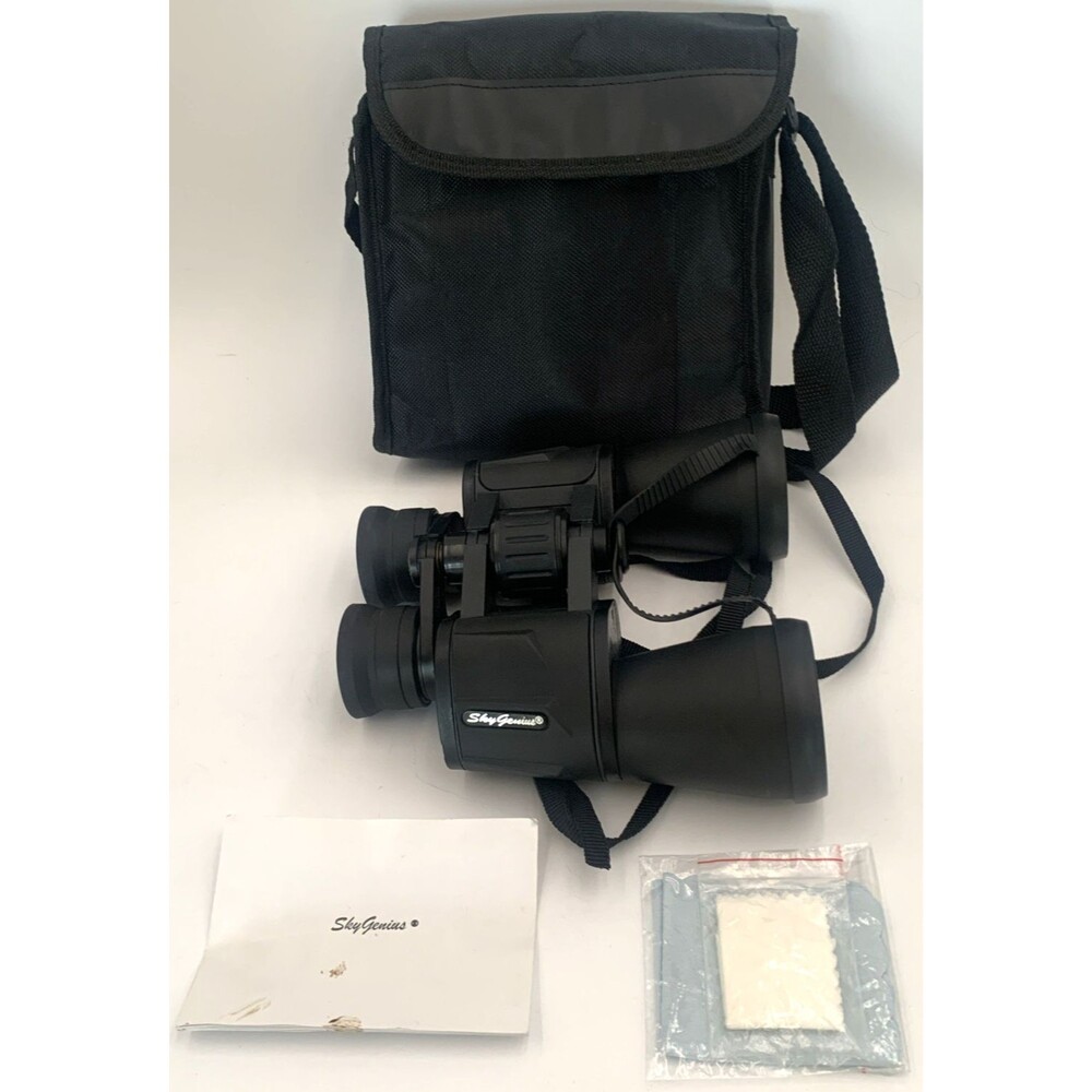 SkyGenius High Quality Binoculars 10X50 367FT at 1000 YDS w/ Instruction Booklet